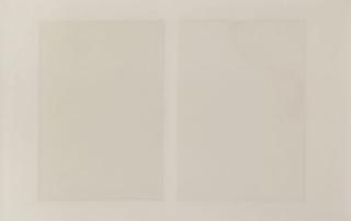 Ulrich Erben - Ohne Titel (Zwei weiße Quadrate)