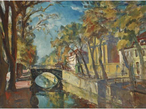 Ulrich Hubner - A Dutch canal