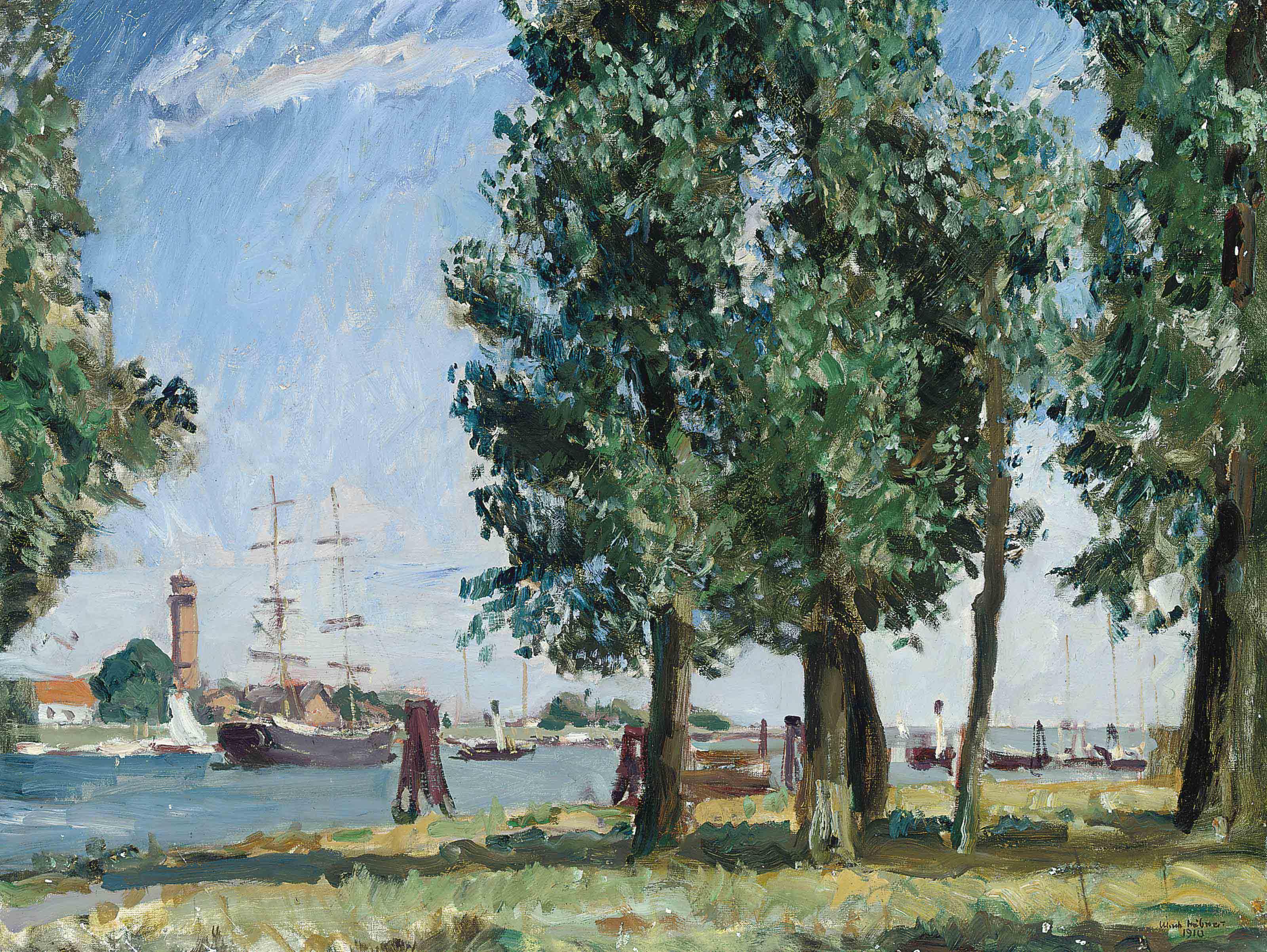 Ulrich Hübner - Sommertag, Travemünde