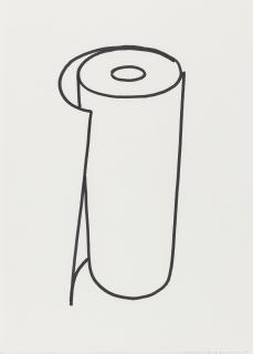 Ulrich Meister - Ohne Titel (Küchenpapierrolle).