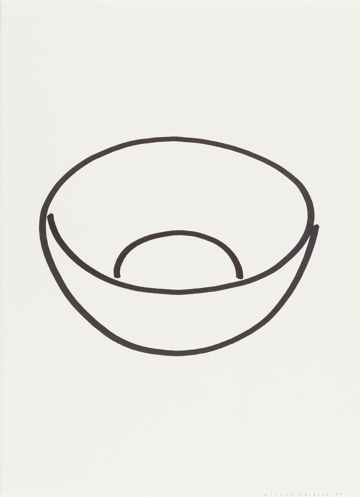 Ulrich Meister - Ohne Titel (Schale).