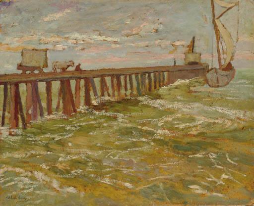 Ulvi Liegi - A Pier Off The Coast of Viareggio