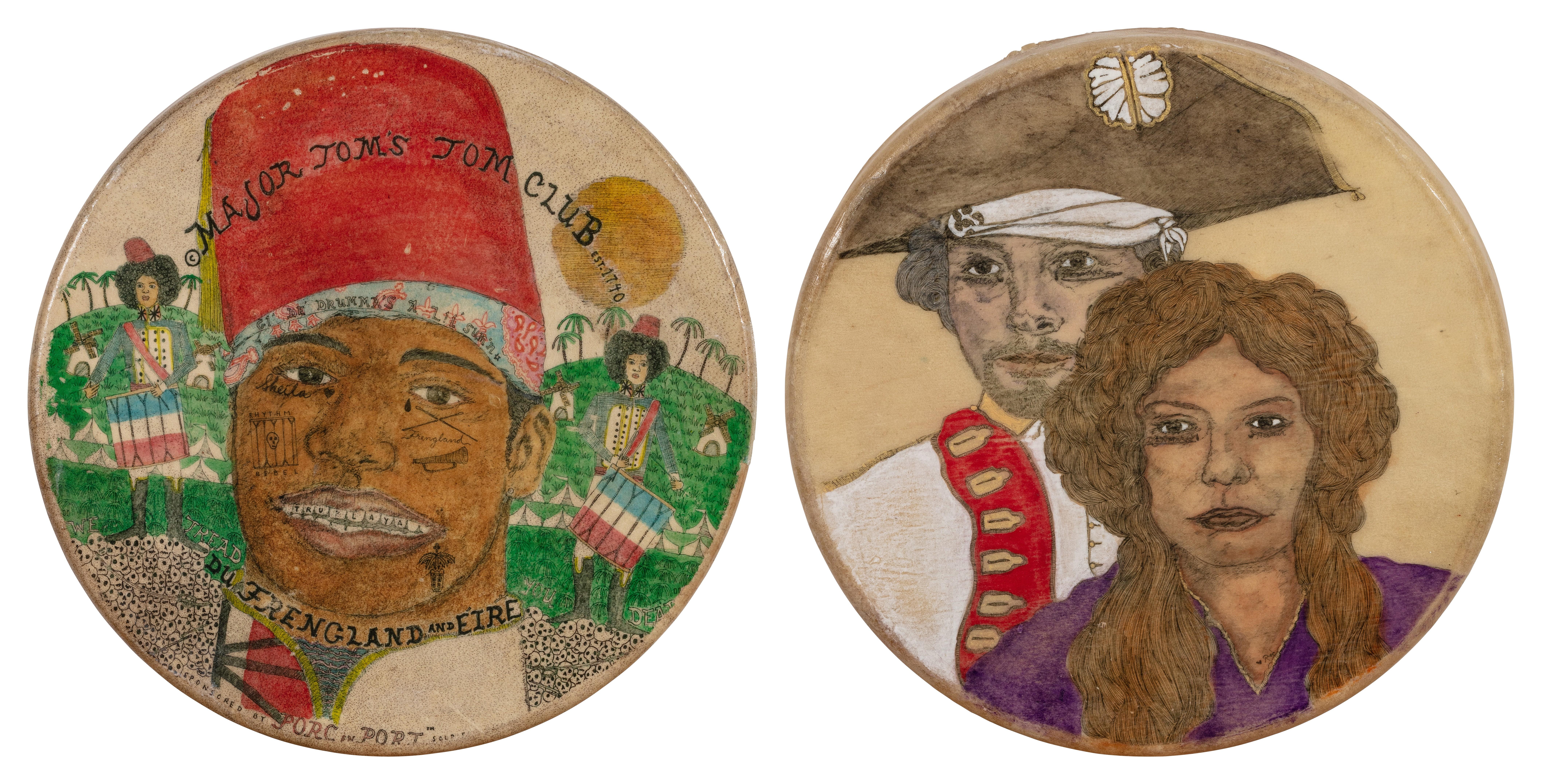 Umar Rashid - Major Tom; Untitled Couple Denmark 1742 (two works)