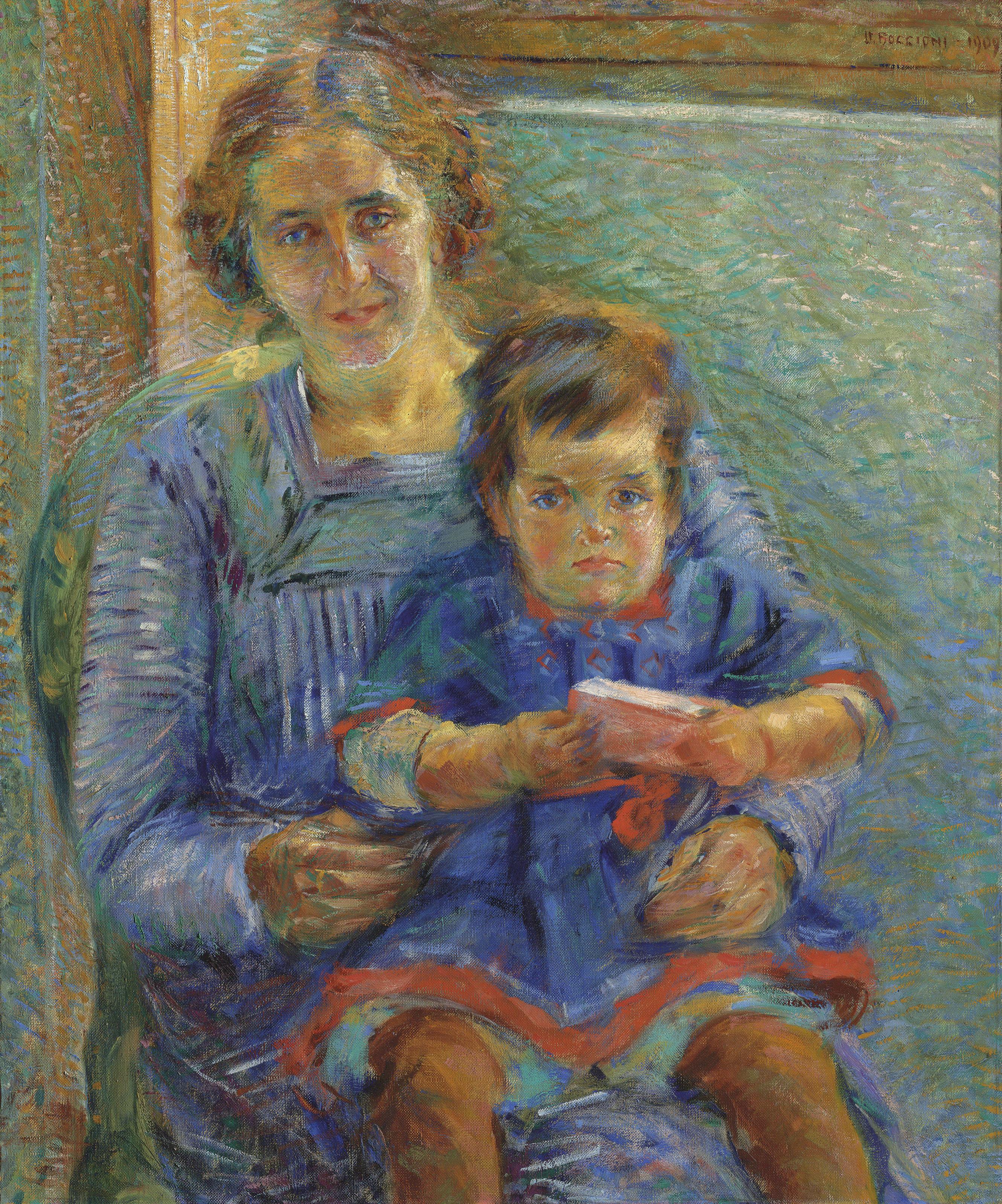 Umberto Boccioni - Ritratto di Betty e Nora Baer