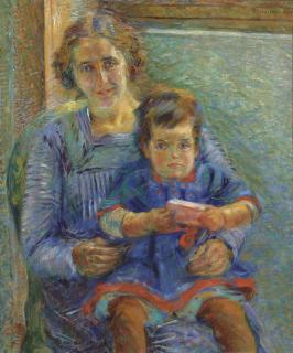 Umberto Boccioni - Ritratto di Betty e Nora Baer