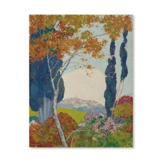 Umberto Brunelleschi - (Paysage)