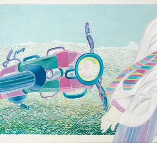 Umberto Buscioni - Luce Verde (Particolare)