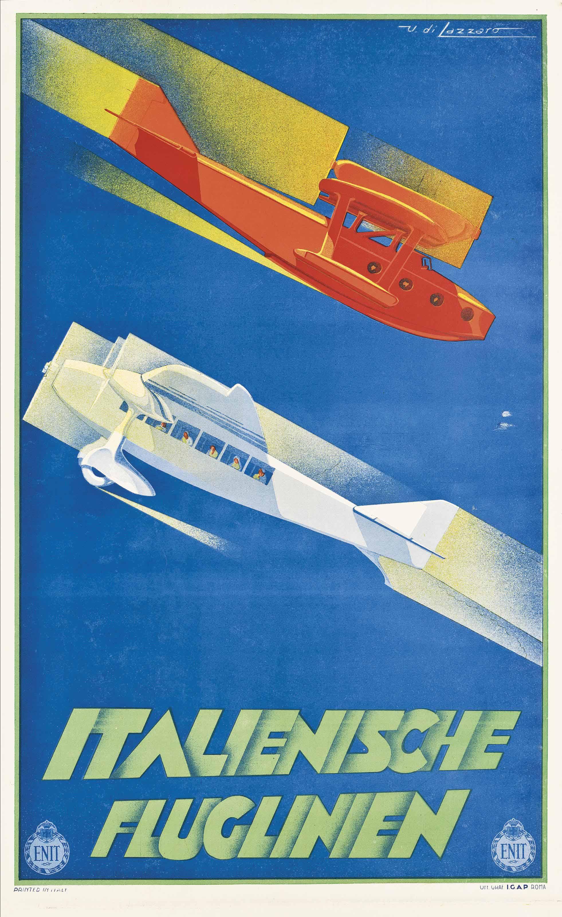 Umberto Di Lazzaro - Italienische Fluglinien