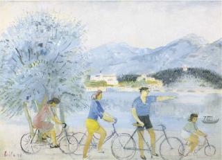 Umberto Lilloni - Passeggiata della famiglia Lilloni a Lecco