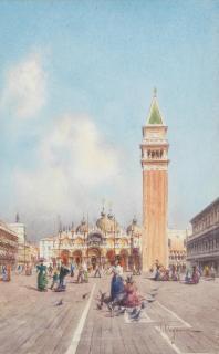 Umberto Ongania - Six views of Venice