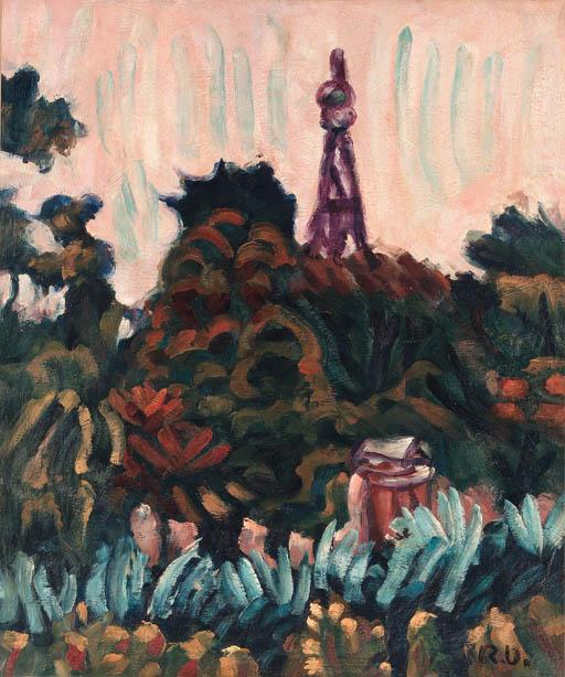 Umehara Ryuzaburo - Eiffel Tower