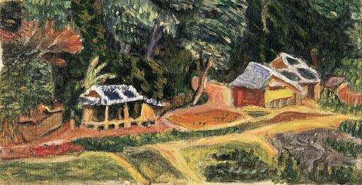 Umehara Ryuzaburo - Shiroyama rei (Foothills of Shiroyama)