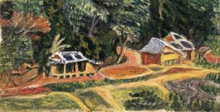 Umehara Ryuzaburo - Shiroyama rei (Foothills of Shiroyama)