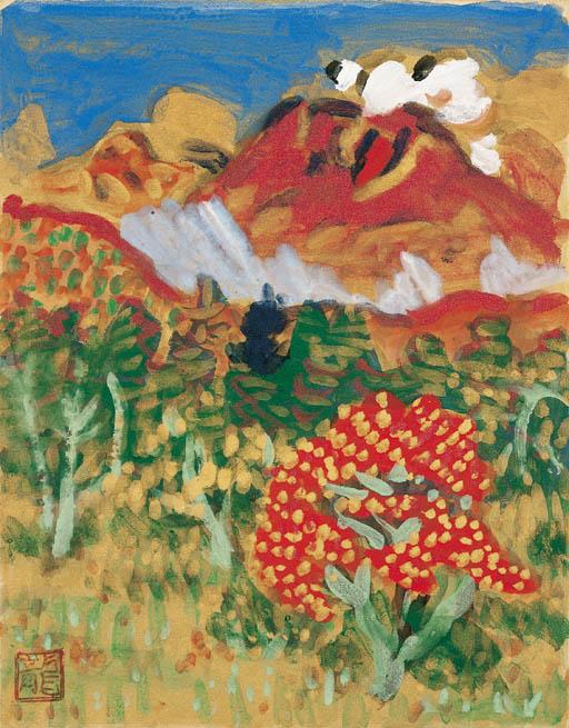 Umehara Ryuzaburo - Shushoku enkei (Autumn landscape)