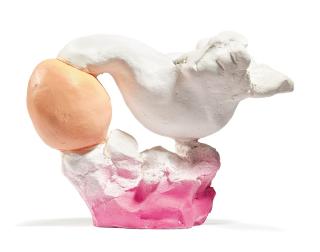 Urs Fischer - Bird Head in Egg. 2012.