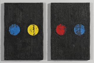 Urs Lüthi - Selbstportrait aus der Serie Traumpaare, 1985