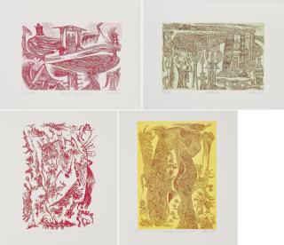 Ursula - Konvolut von 4 Radierungen.