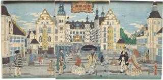 Utagawa Hiroshige II - Picture of Flourishing America