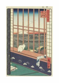 Utagawa Hiroshige - ASAKUSA RICEFIELDS AND TORINOMACHI FESTIVAL
