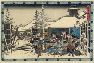 Utagawa Hiroshige - Chushingura (Treasury of loyal retainers)