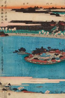 Utagawa Hiroshige - Three ôban, triptych
