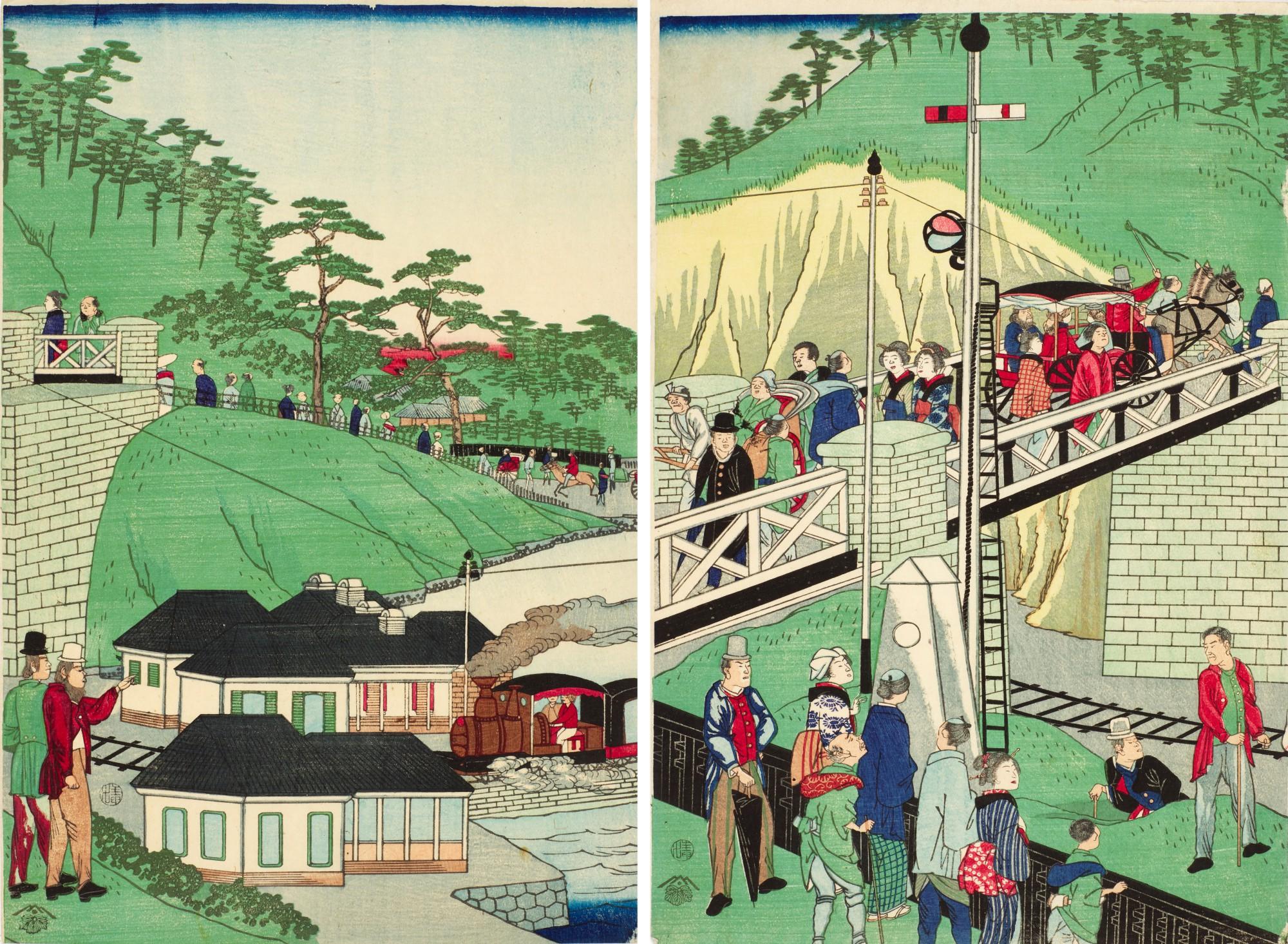 Utagawa Sadahide - Foreign Merchants