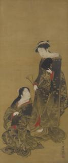 Utagawa Toyoharu - Two Courtesans
