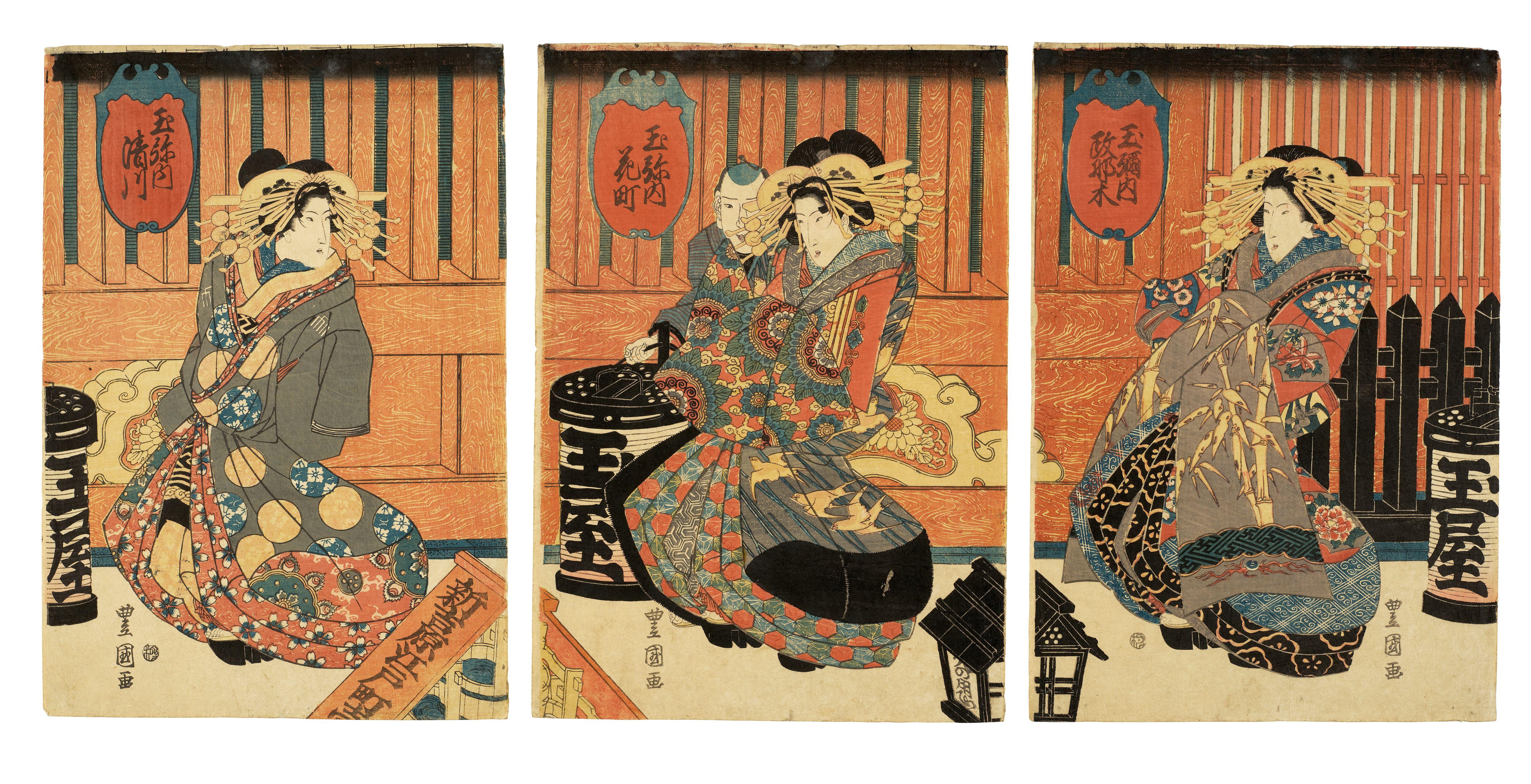 Utagawa Toyokuni II - Edo Period (1615-1868), Circa 1828