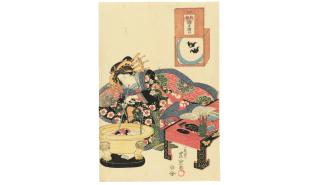 Utagawa Toyokuni II - Three woodblock prints