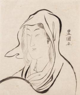 Utagawa Toyokuni - Portrait of woman