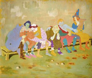 Uwe Henneken - Schlemihlium, V.L.N.R. Schneeball, Knospe, Hälmchen, Geissblatt, Flieder, Möhrchen