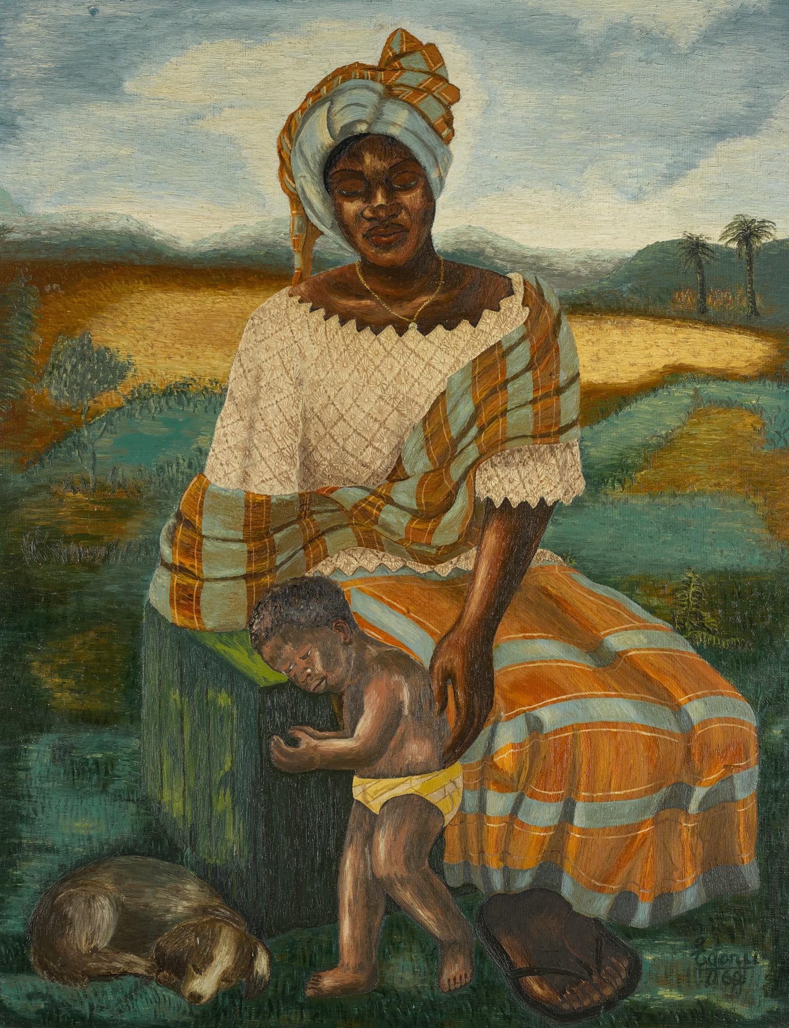 Uzo Egonu - Mother And Child