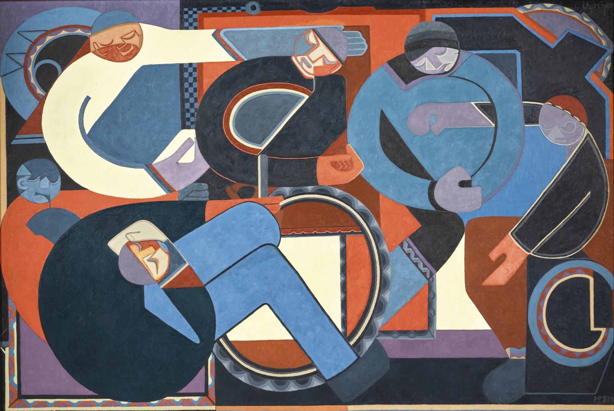 Uzo Egonu - Nigerian stateless People (An Assembley)