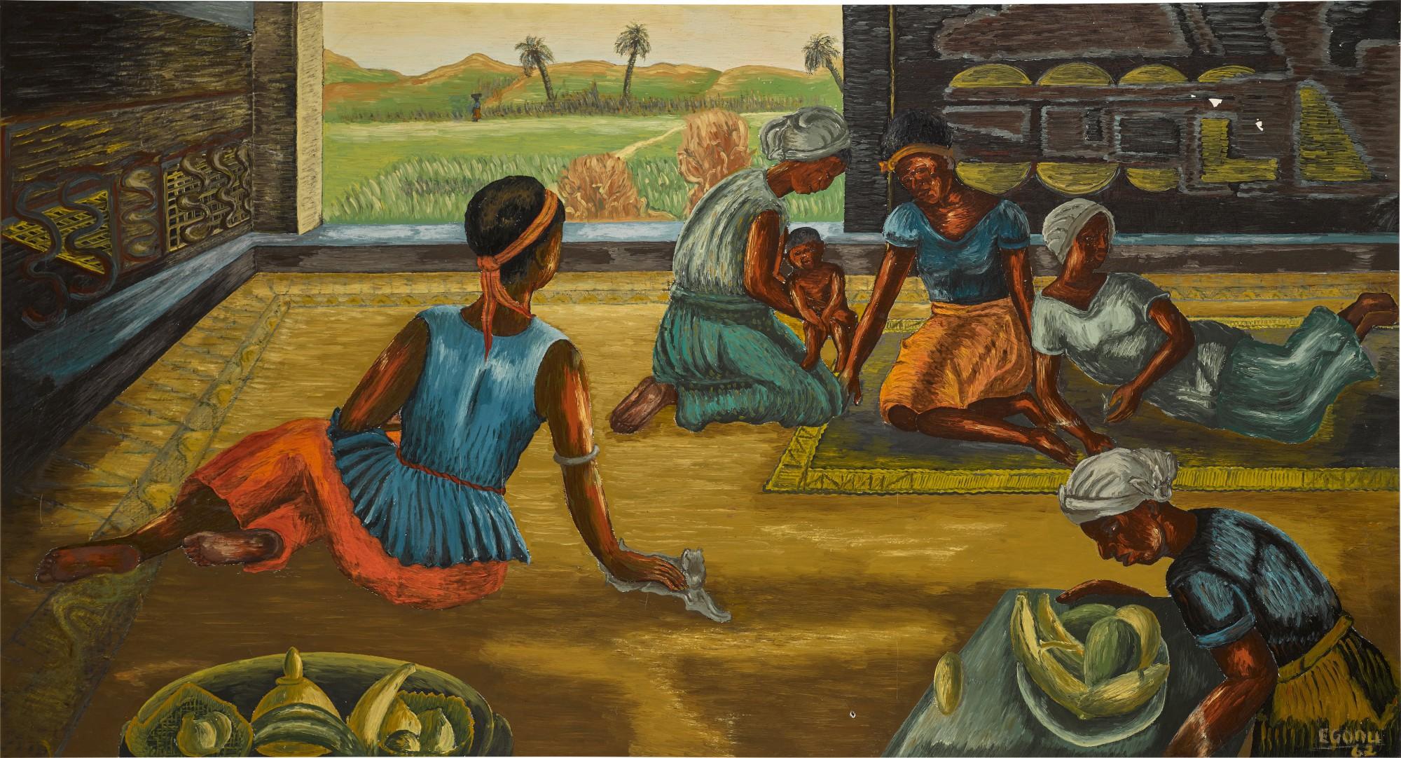 Uzo Egonu - Women Gathering