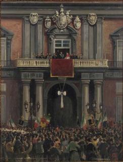 V. Canino - Vittorio Emanuele III, King of Italy (1869-1947) with Pope Benedict PP. XV.