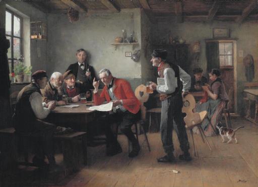 Václav Brozik - The Discussion