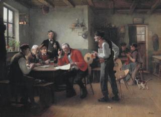 Václav Brozik - The Discussion