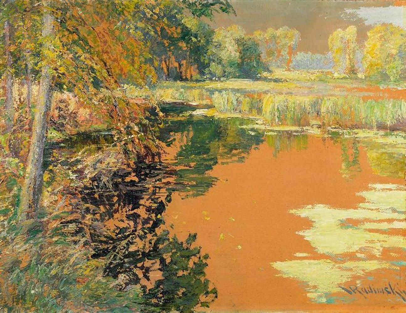 Václav Radimský - Am Seeufer