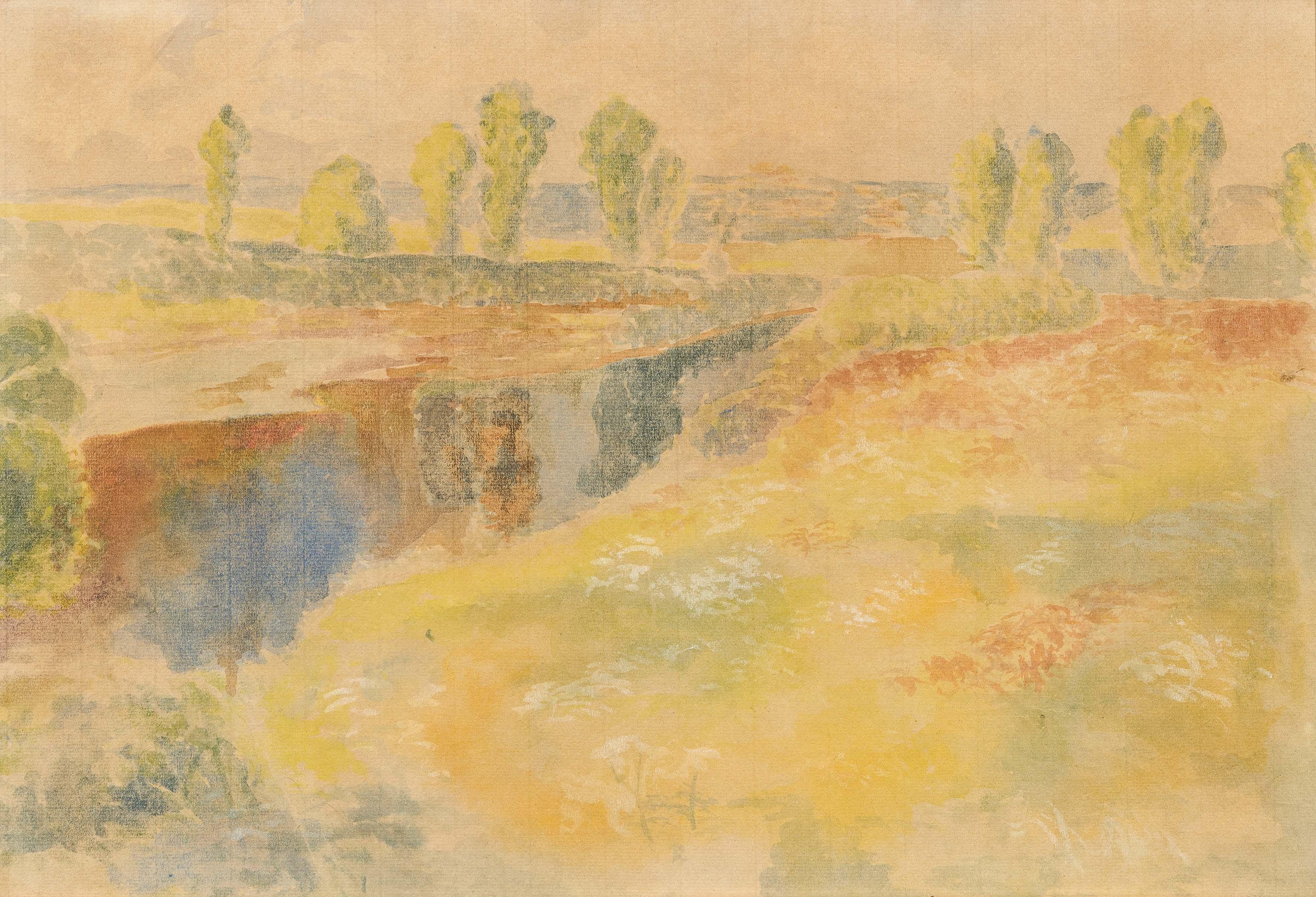 Václav Radimský - Sommerlandschaft in Frankreich.