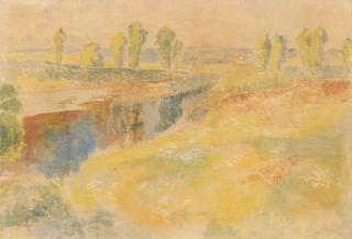 Václav Radimský - Sommerlandschaft in Frankreich.