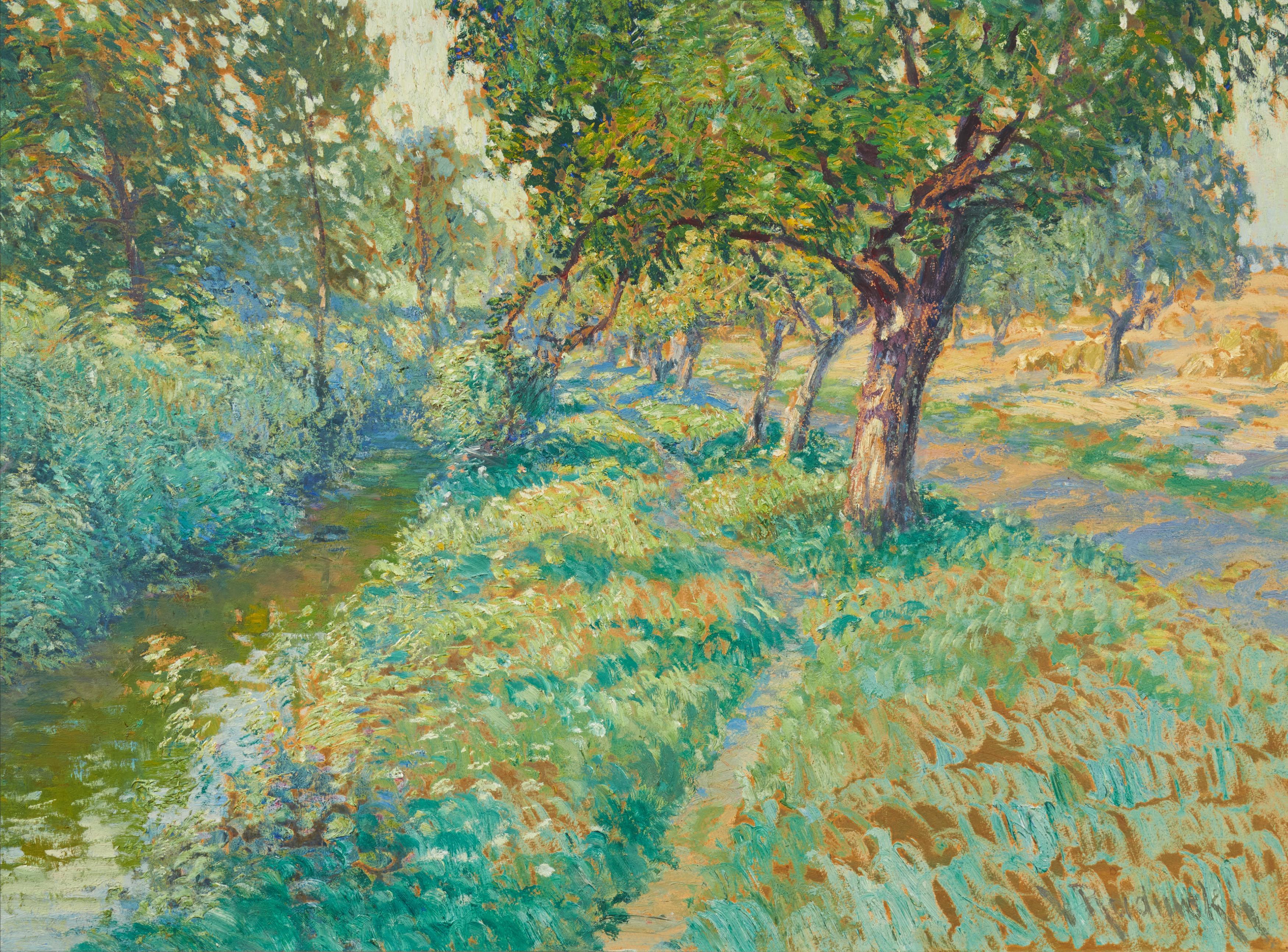 Václav Radimský - Sommerlandschaft.