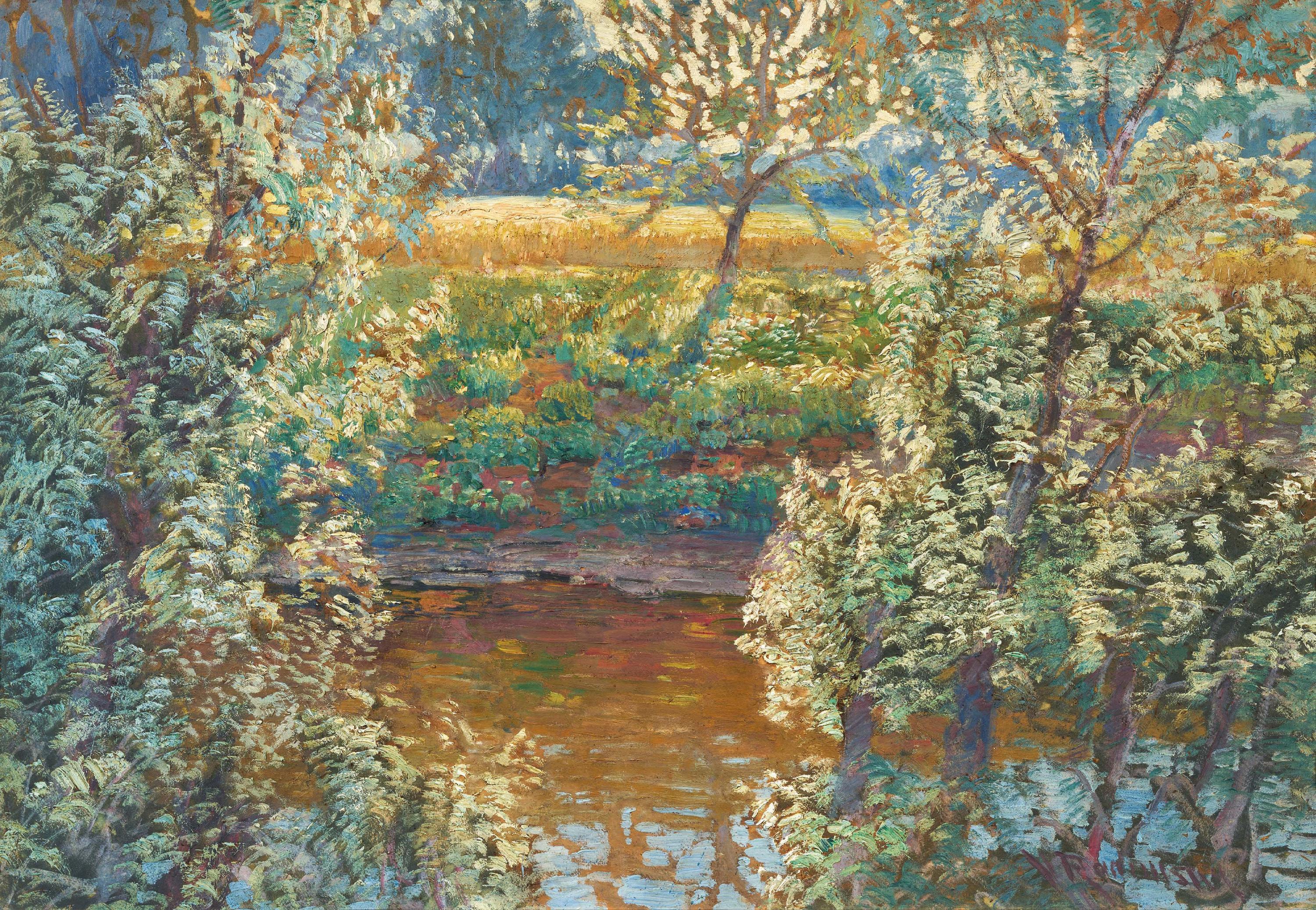 Václav Radimský - Sommerliches Ufer.