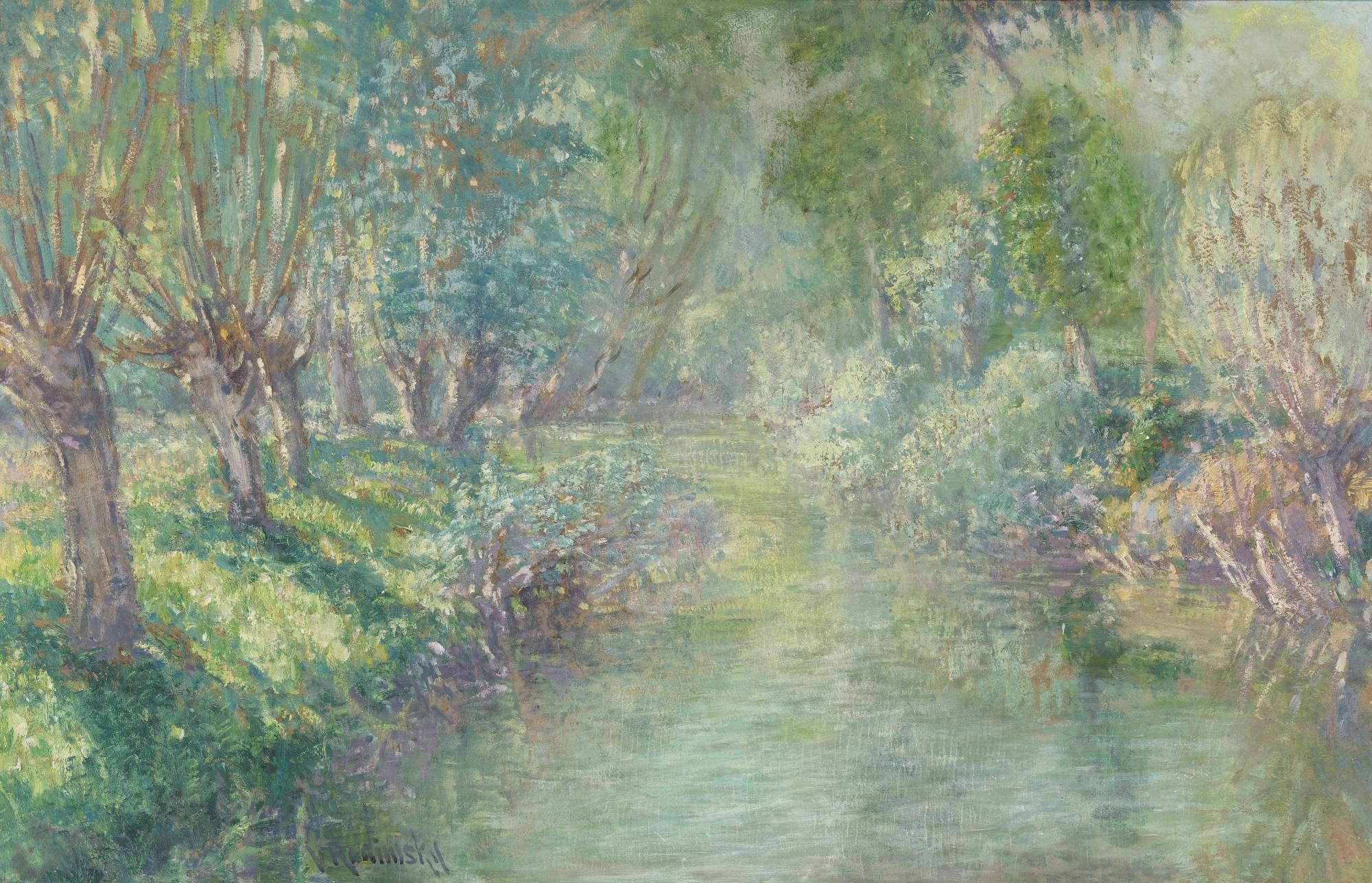 Václav Radimsky - Sunlight On A Riverbank