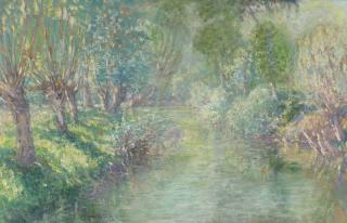 Václav Radimsky - Sunlight On A Riverbank