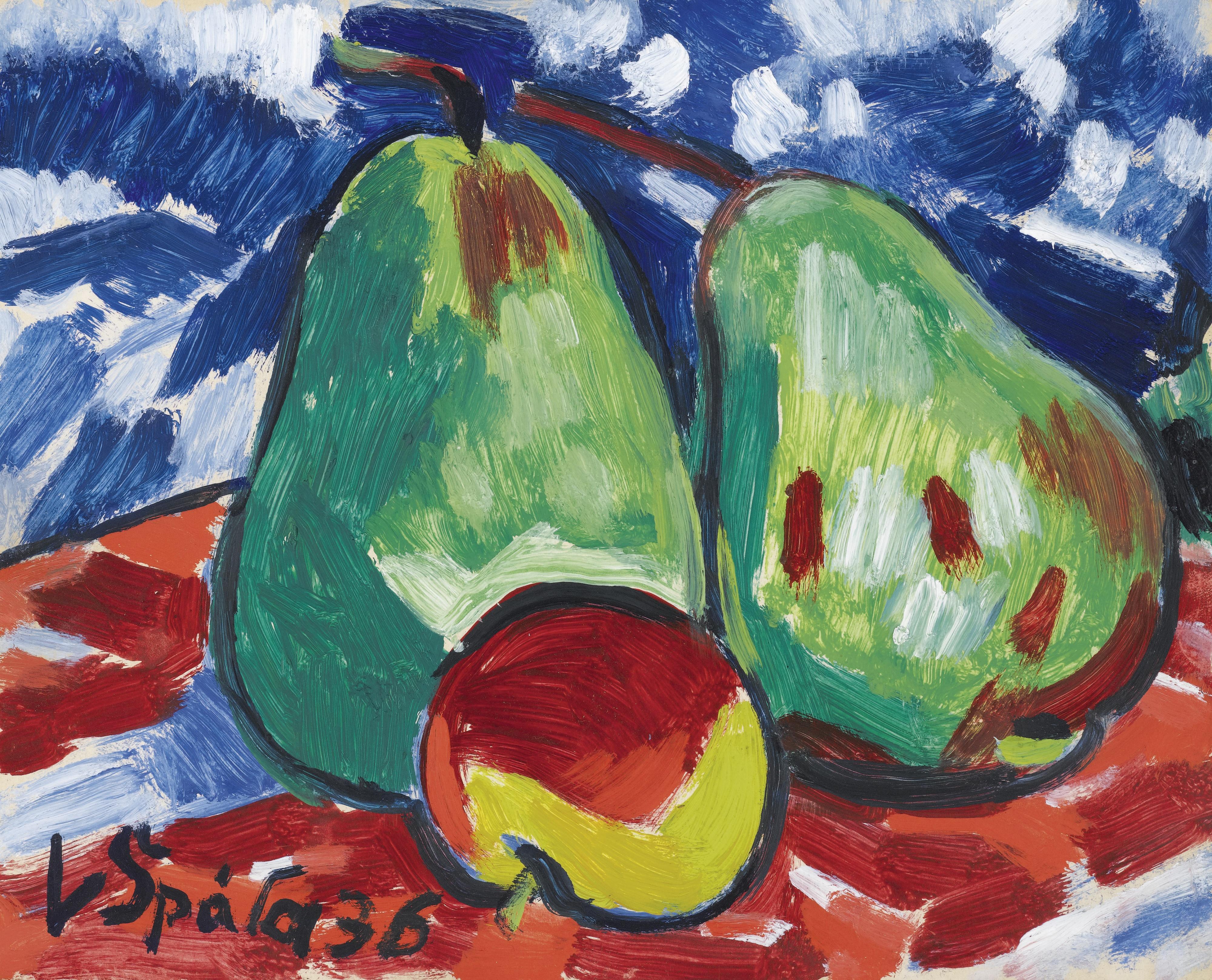 Václav Špála - Czech two Apples And A Pear