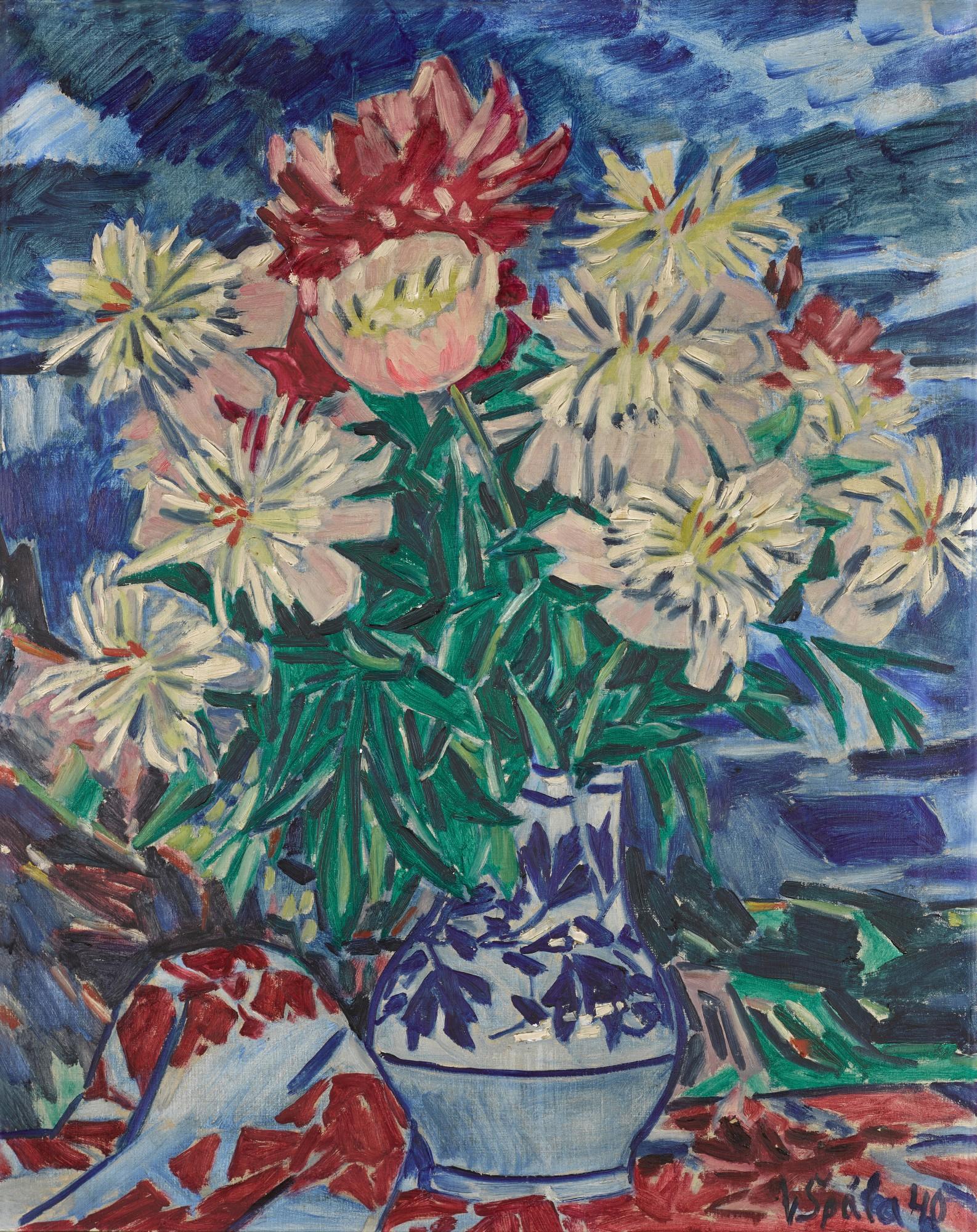 Václav Spála - Still Life with Flowers