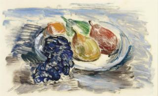 Vaclav Vytlacil - Still Lifes With Fruit: Two Plates