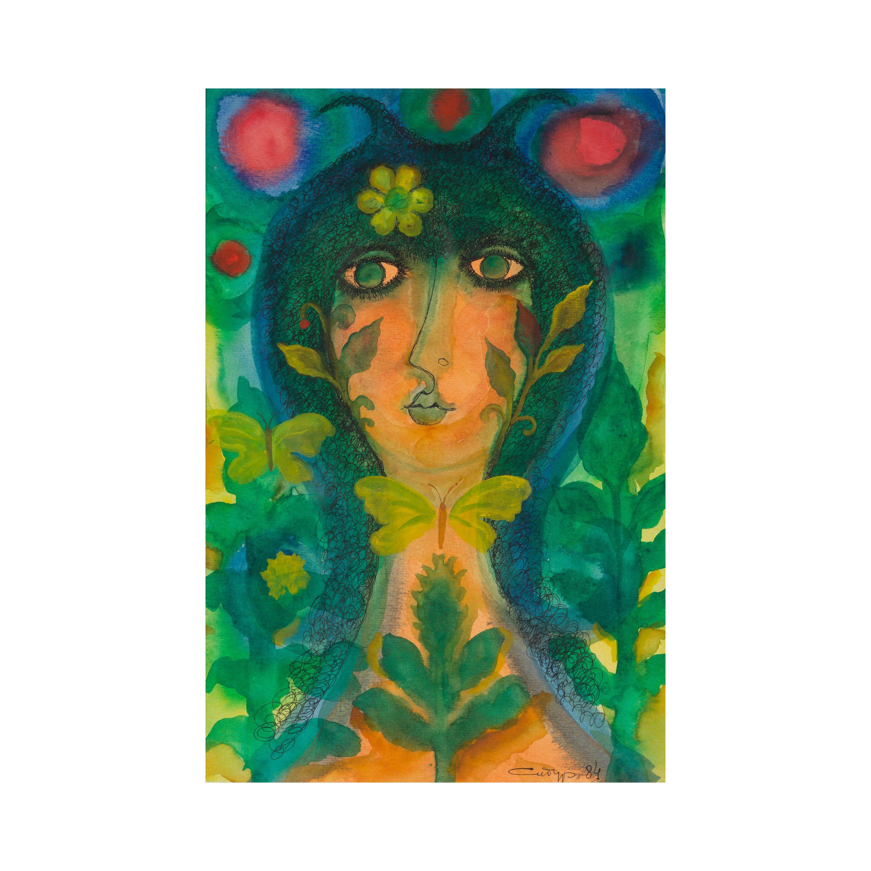 Vadim Abramovich Sidur - Du cycle Filles-chats / From the cycle Girls-cats