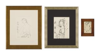 Vadim Sidur - A Group Of Three Drawings [3]