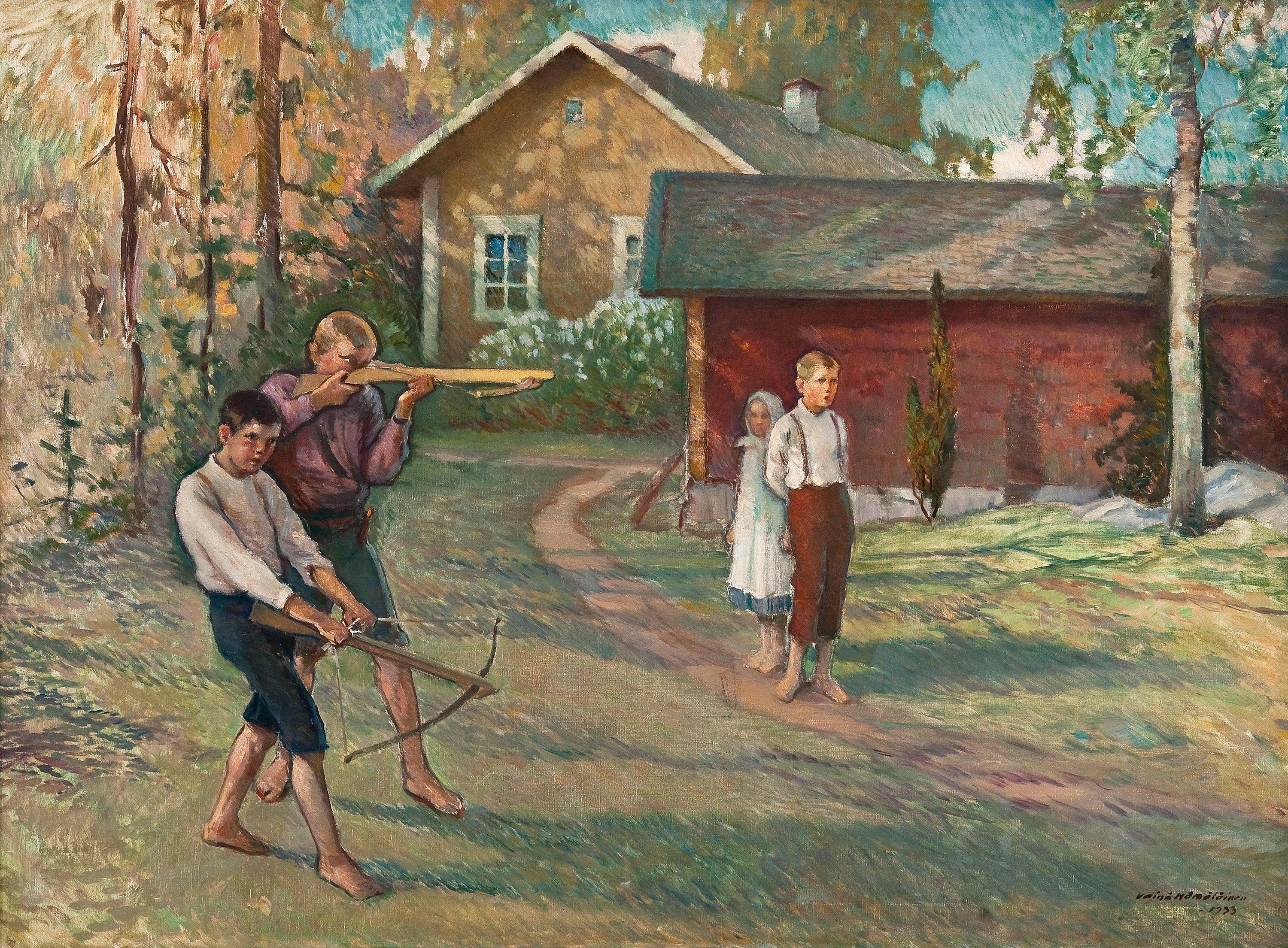 Väinö Hämäläinen - Boys At Play.